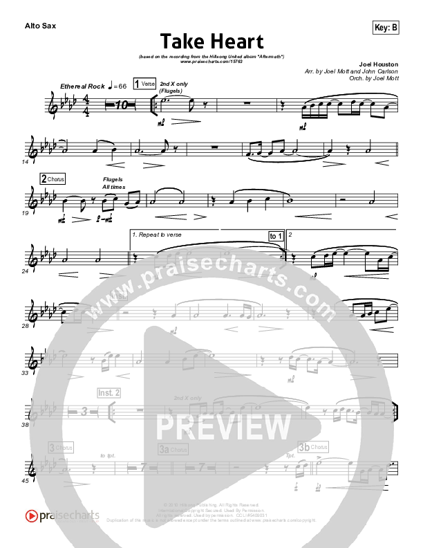 Take Heart Alto Sax (Hillsong UNITED)