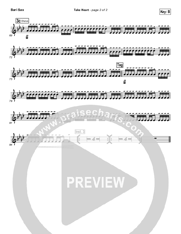 Take Heart Bari Sax (Hillsong UNITED)