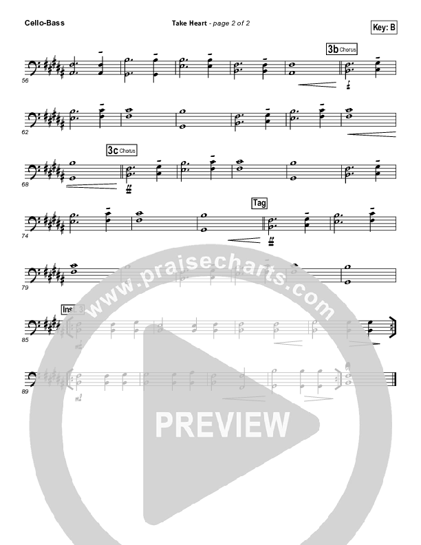 Take Heart Cello/Bass (Hillsong UNITED)