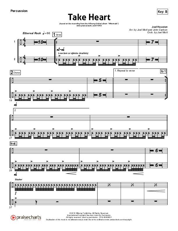 Take Heart Percussion (Hillsong UNITED)