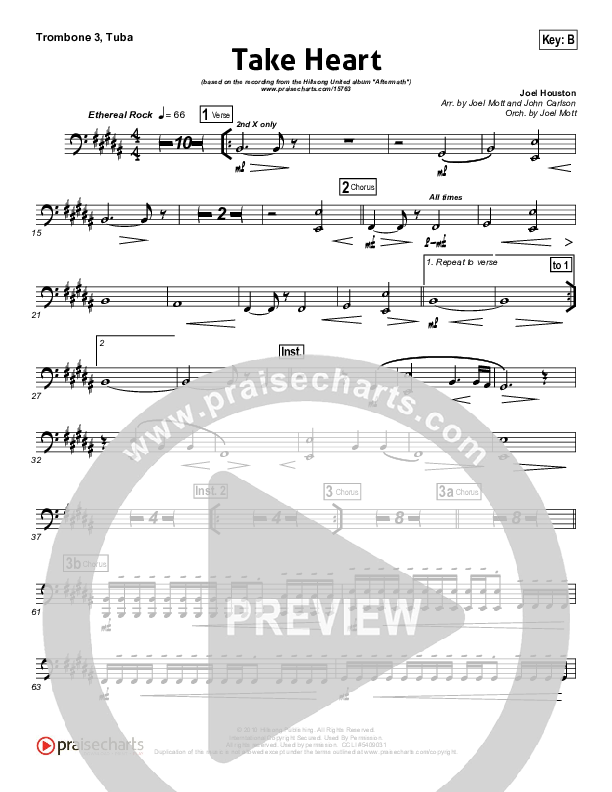 Take Heart Trombone 3/Tuba (Hillsong UNITED)