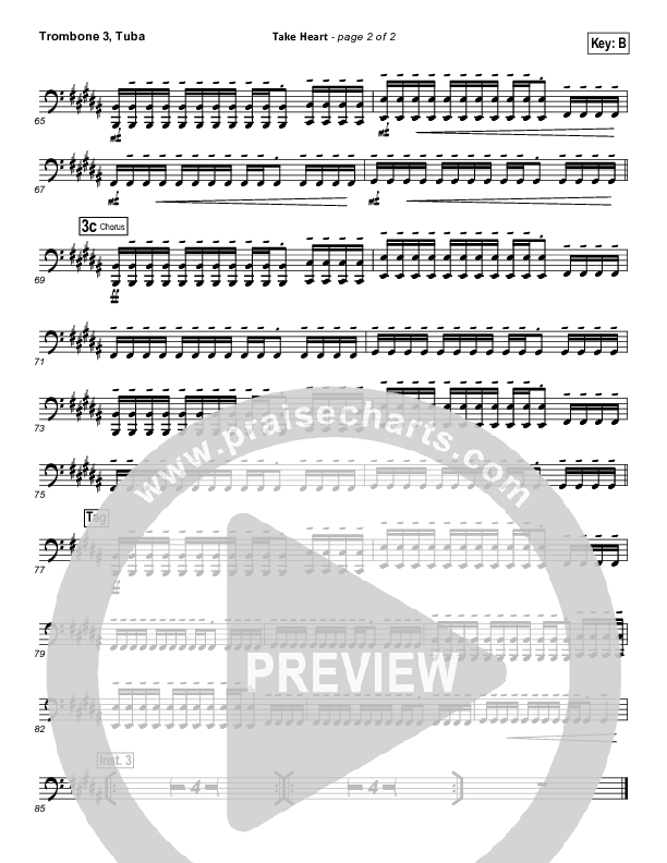 Take Heart Trombone 3/Tuba (Hillsong UNITED)