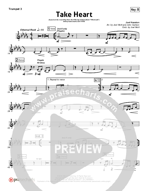 Take Heart Trumpet 3 (Hillsong UNITED)
