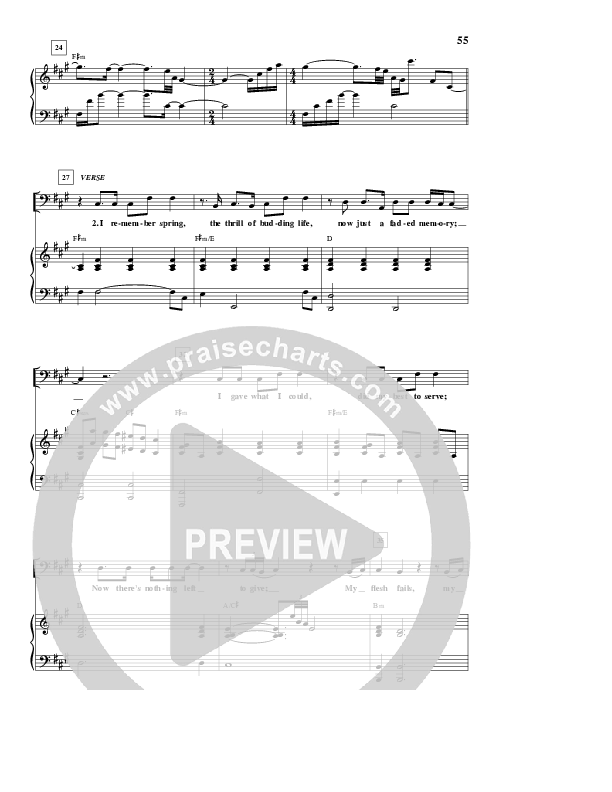 Will You Love Me In The Winter Lead & Piano (Brian Doerksen)