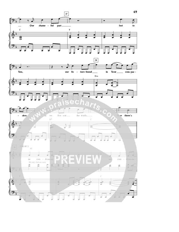 No Condemnation Lead & Piano (Brian Doerksen)