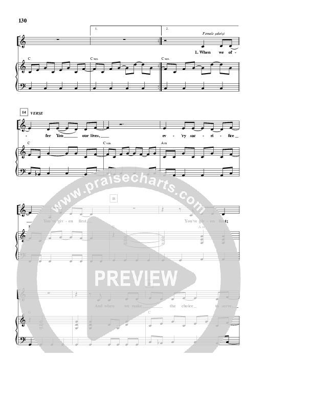 First Lead & Piano (Brian Doerksen)