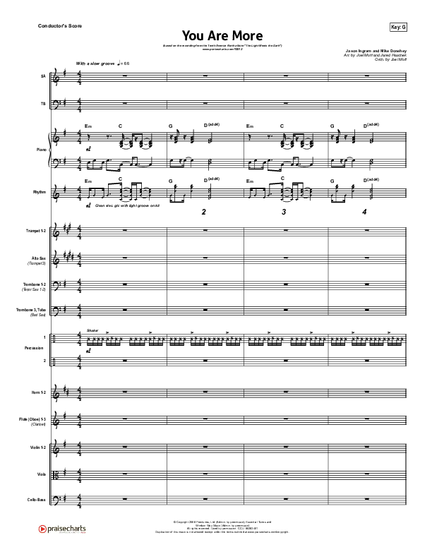 You Are More Conductor's Score (Tenth Avenue North)