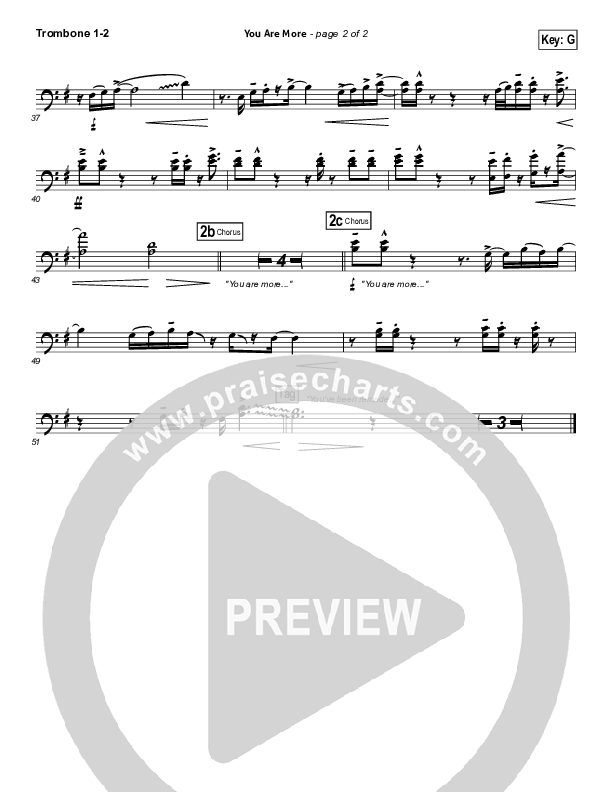 You Are More Trombone 1/2 (Tenth Avenue North)