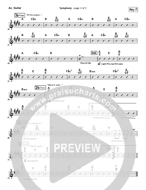 Symphony Acoustic Guitar (Chris Tomlin / Passion)