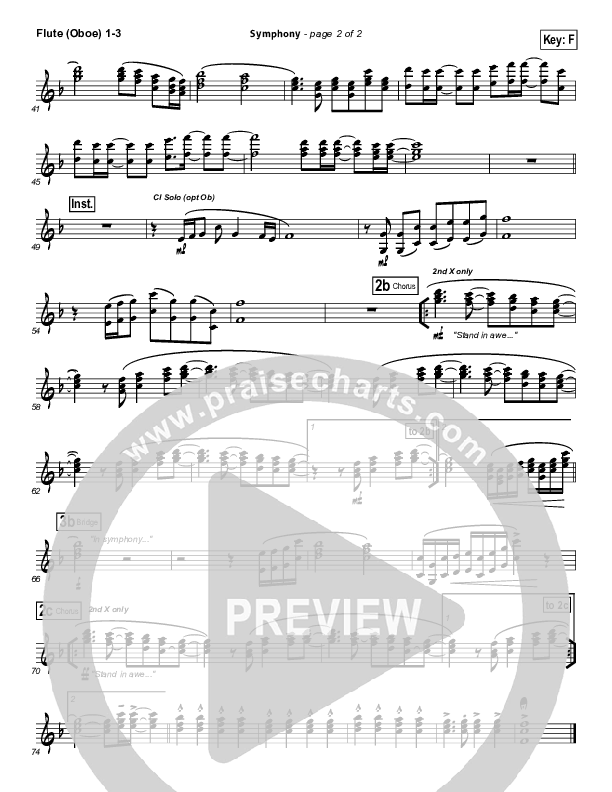 Symphony Flute/Oboe 1/2/3 (Chris Tomlin / Passion)