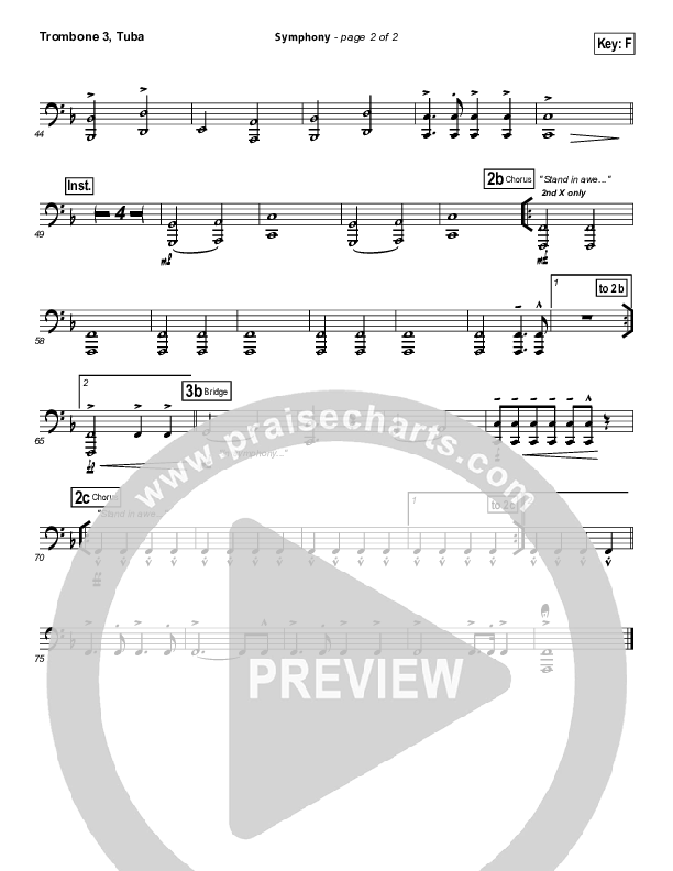 Symphony Trombone 3/Tuba (Chris Tomlin / Passion)