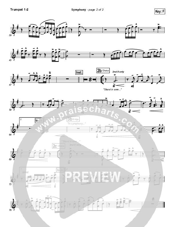 Symphony Trumpet 1,2 (Chris Tomlin / Passion)
