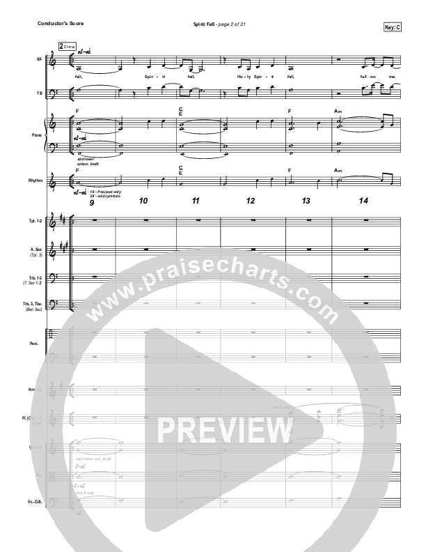 Spirit Fall Orchestration (Chris Tomlin / Passion)