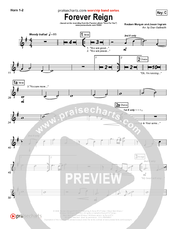 Forever Reign Brass Pack (Kristian Stanfill / Passion)