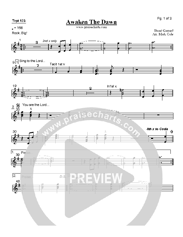 Awaken the Dawn Trumpet 1/2/3 (Delirious)