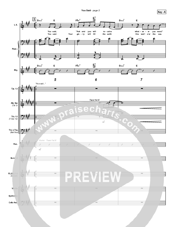 You Said Orchestration (Hillsong Worship)