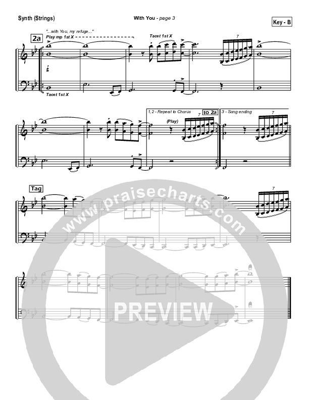 With You Synth (Hillsong Worship)