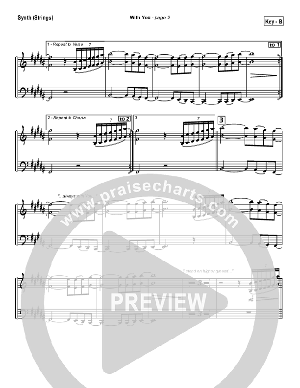 With You Synth Strings (Hillsong Worship)