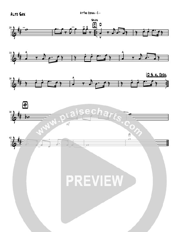 At The Cross (Instrumental) Alto Sax (Brad Henderson)
