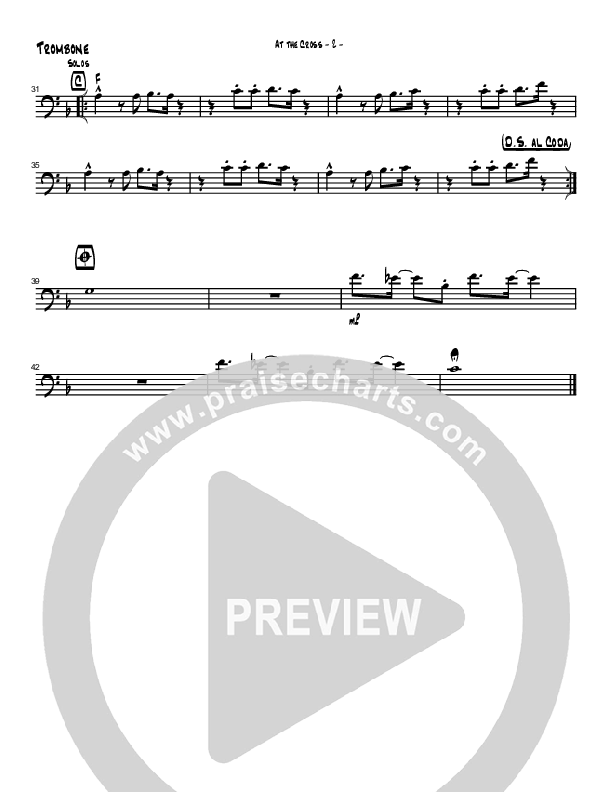 At The Cross (Instrumental) Trombone (Brad Henderson)