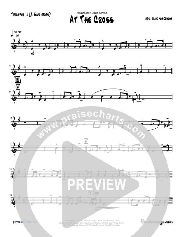 At The Cross (Instrumental) Trumpet 2 (Brad Henderson)