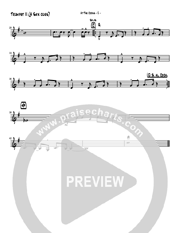 At The Cross (Instrumental) Trumpet 2 (Brad Henderson)