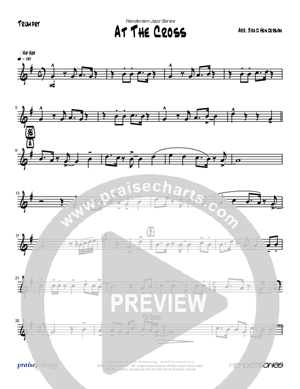 At The Cross (Instrumental) Trumpet (Brad Henderson)