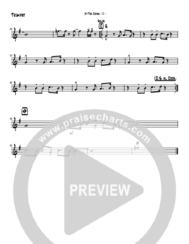 At The Cross (Instrumental) Trumpet (Brad Henderson)