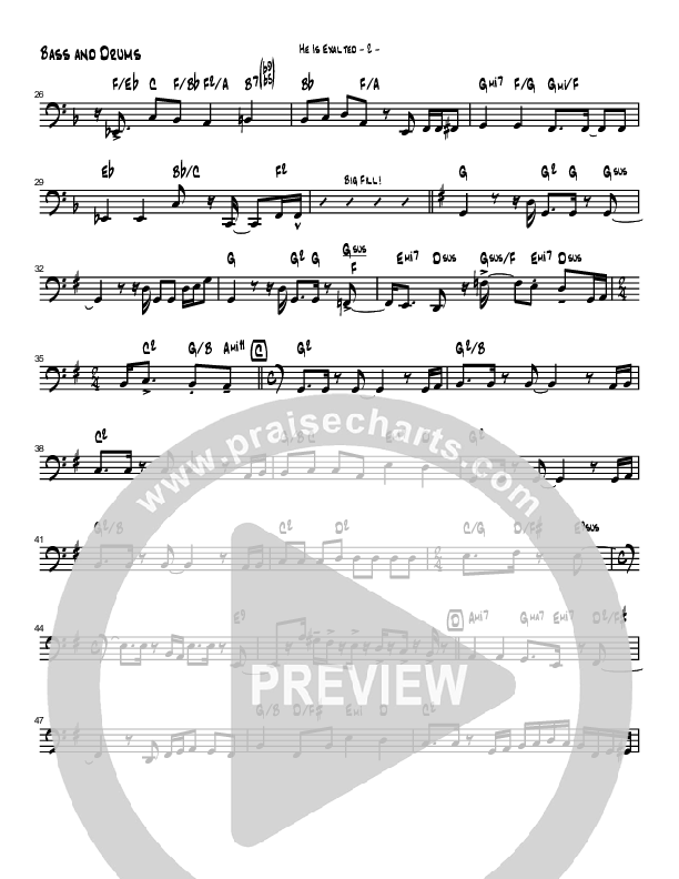 He Is Exalted (Instrumental) Drum Set (Brad Henderson)