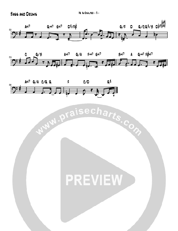 He Is Exalted (Instrumental) Drum Set (Brad Henderson)