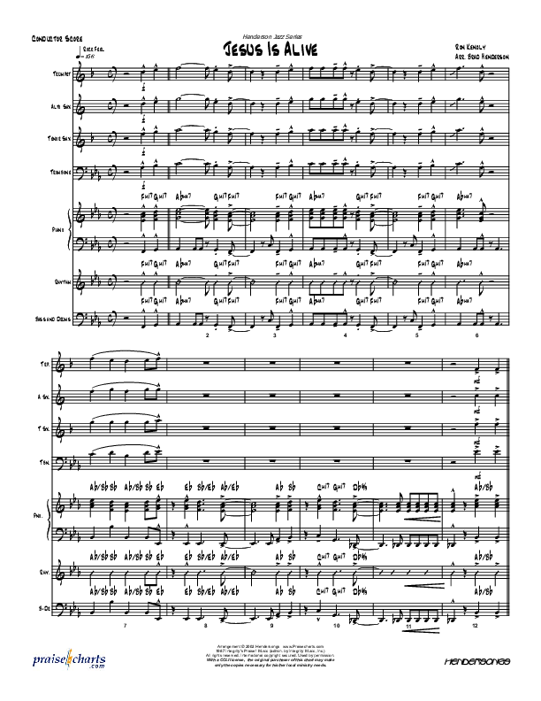 Jesus Is Alive Conductor's Score (Brad Henderson)