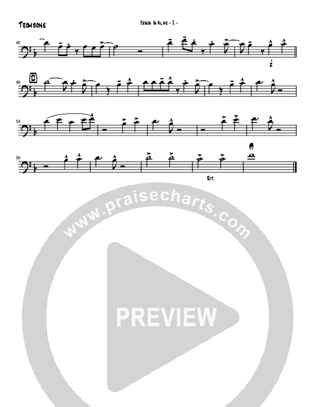Jesus Is Alive Trombone (Brad Henderson)