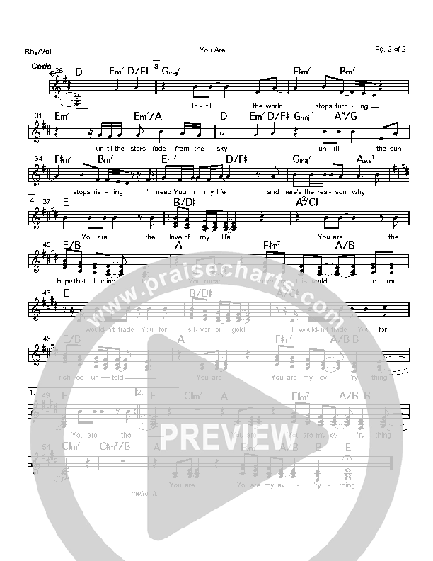 You Are Orchestration (Ron Kenoly)