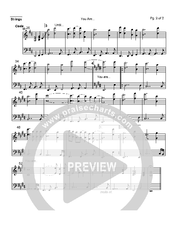 You Are Strings (Ron Kenoly)