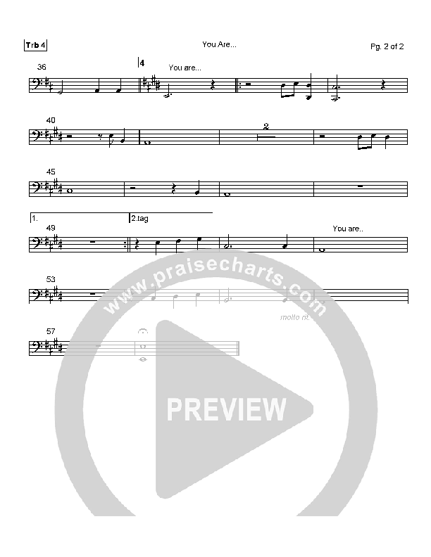 You Are Trombone 4 (Ron Kenoly)