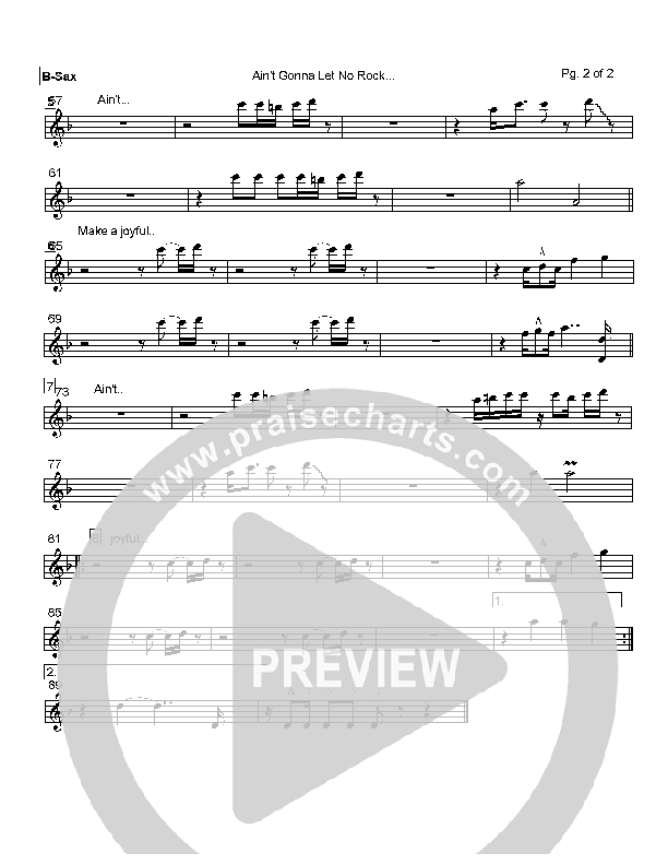 Ain't Gonna Let No Rock Bari Sax (David Baroni)