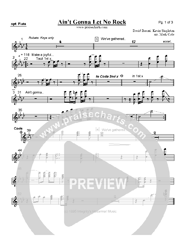 Ain't Gonna Let No Rock Flute (David Baroni)