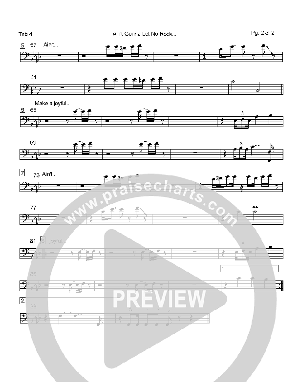 Ain't Gonna Let No Rock Trombone 4 (David Baroni)