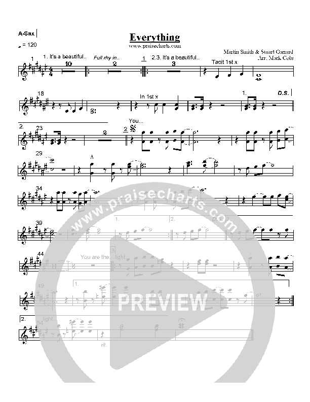 Everything Alto Sax (Delirious)