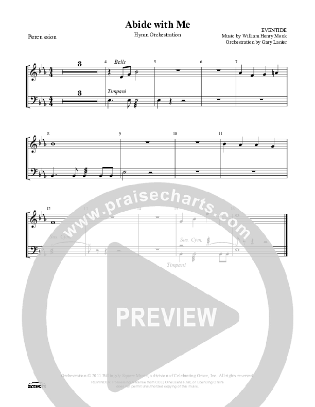 Abide With Me Percussion ()