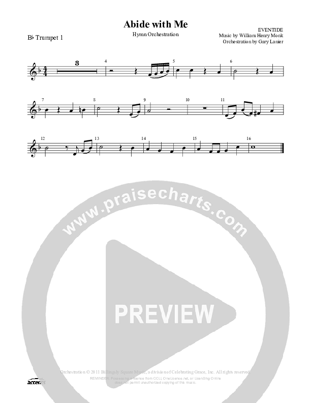Abide With Me Trumpet 1 ()