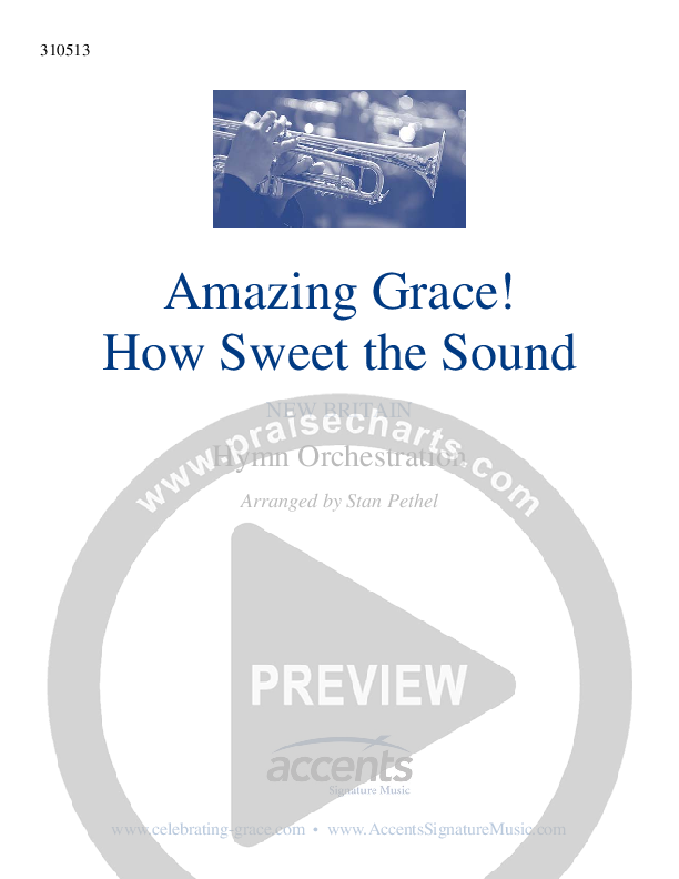 Amazing Grace How Sweet The Sound Cover Sheet ()