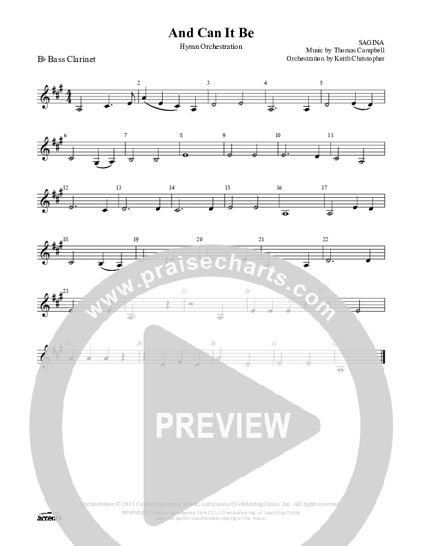 And Can It Be Bass Clarinet ()