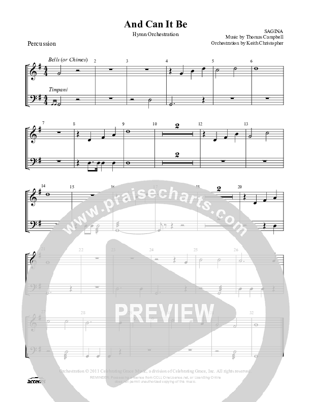 And Can It Be Percussion ()