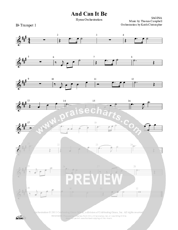 And Can It Be Trumpet 1 ()