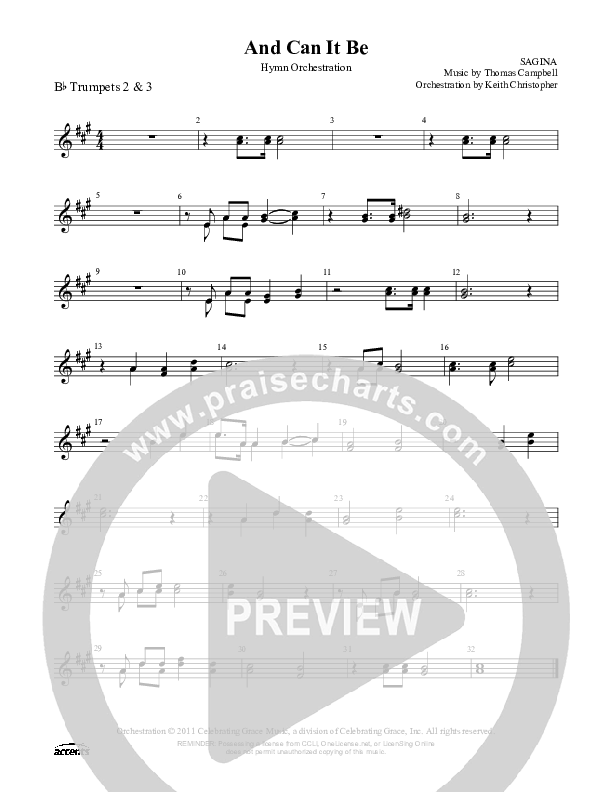 And Can It Be Trumpet 2/3 ()