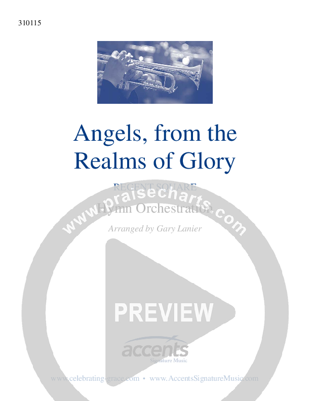 Angels From The Realms Of Glory Cover Sheet ()