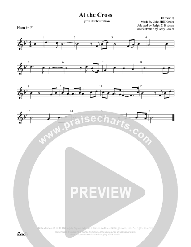 At The Cross French Horn ()