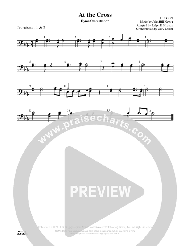 At The Cross Trombone 1/2 ()