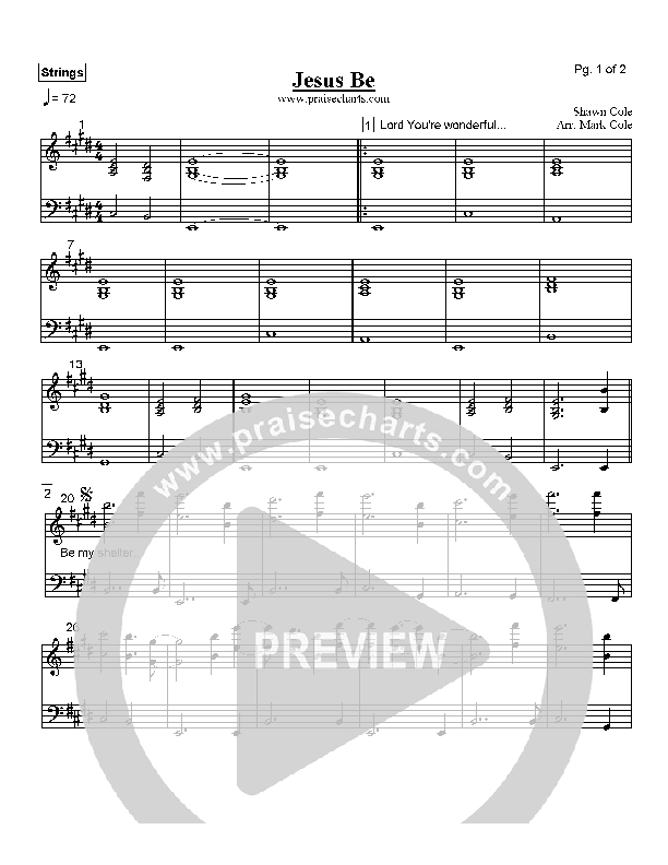 Jesus Be Strings (Shawn Cole)